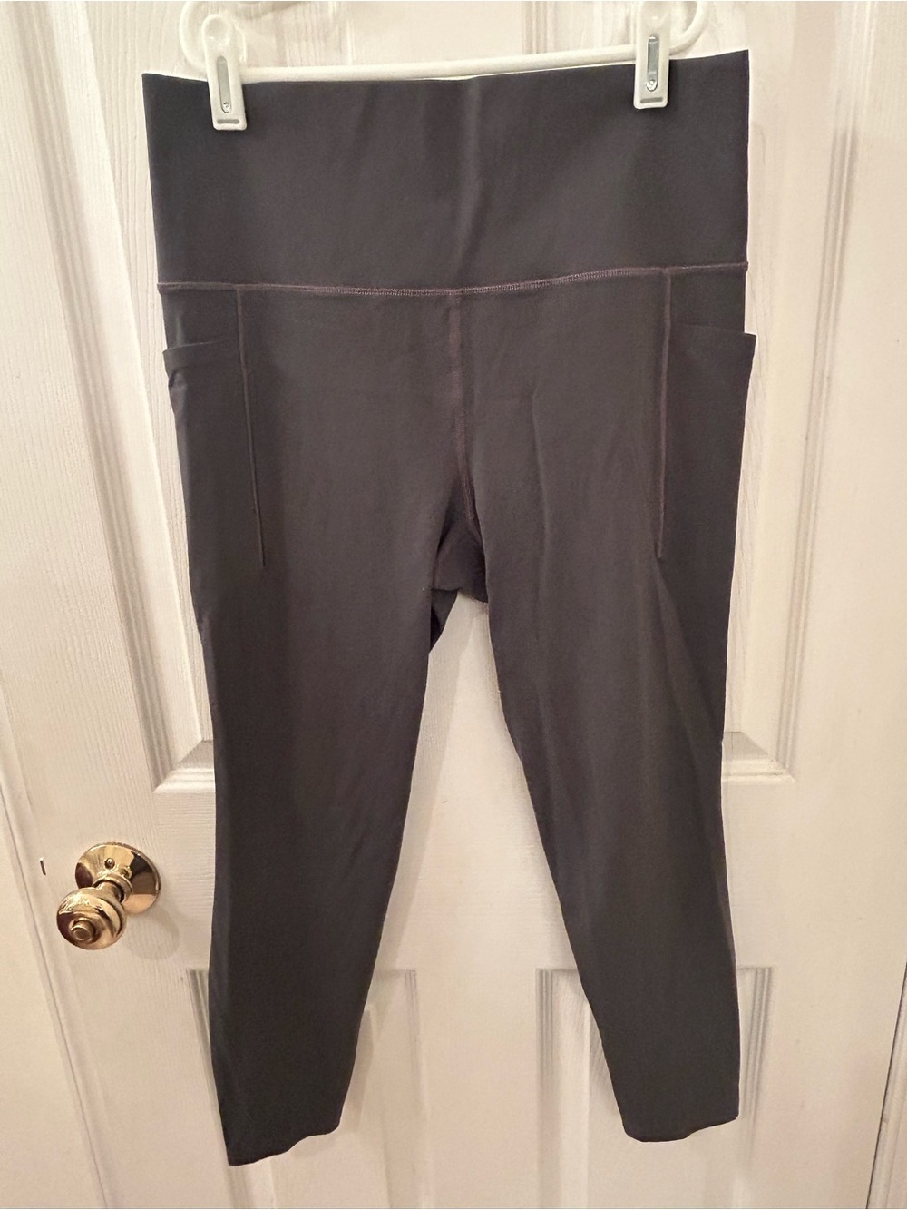 Athleta High-Waist Pocket Leggings - Charcoal